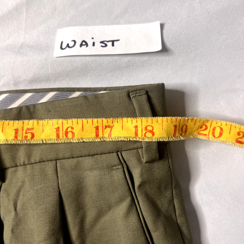 Hiltl Pants Mens 38/29 Fritz Dress Soft Cotton‎ Trouser Wool Straight Chino ** - Picture 9 of 14